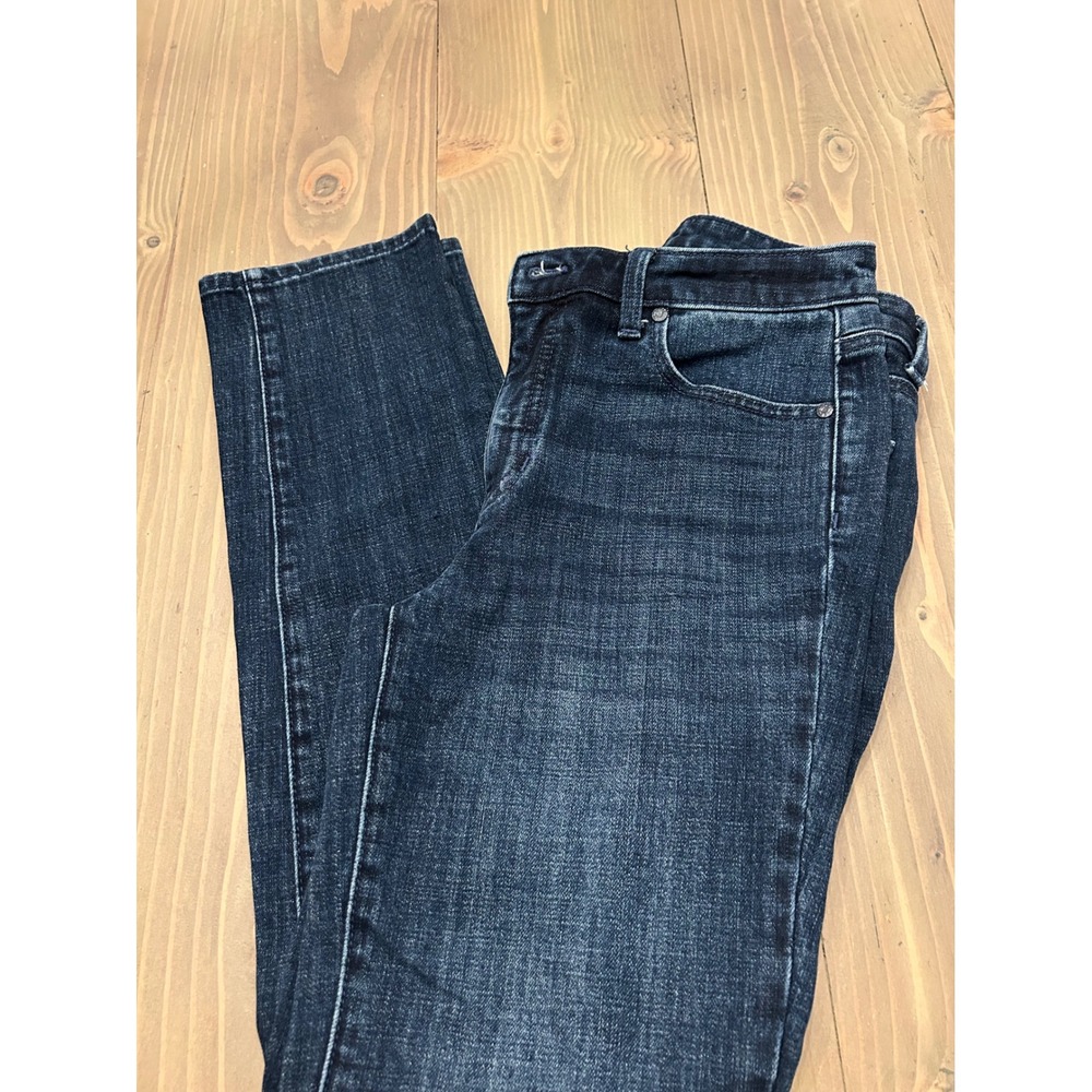 D18 Talbots Dark Wash Straight Leg Jeans Womens Size 2P‎ Petite Indigo Denim